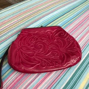 Patricia Nash wristlet, 8 inches across, 61/2 inches high,in excellent condition